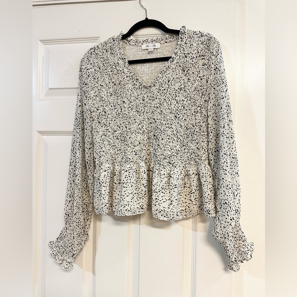 She + Sky - Large - Black/White